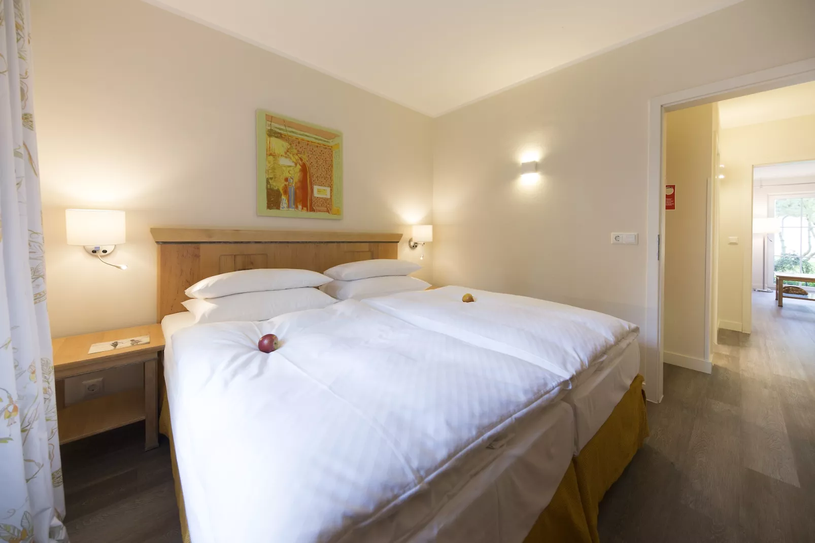 Gartenferienwohnung - Strandhotel Fischland-Schlafzimmer