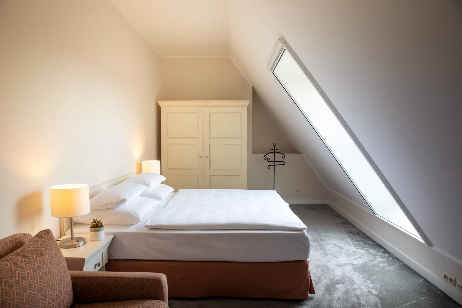 Garten-Maisonette Ferienwohnung - Strandhotel Dünenmeer-Schlafzimmer