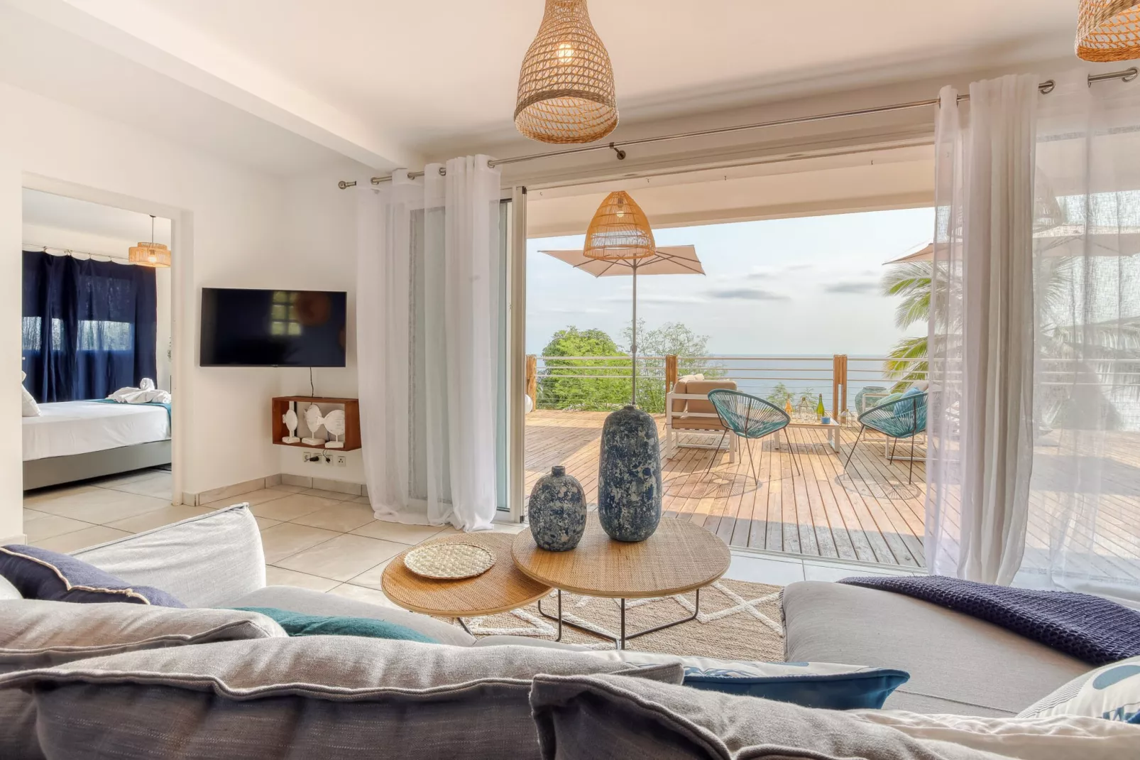 Kap Grand Large - Villa 4* Piscine à Saint Leu-Living room