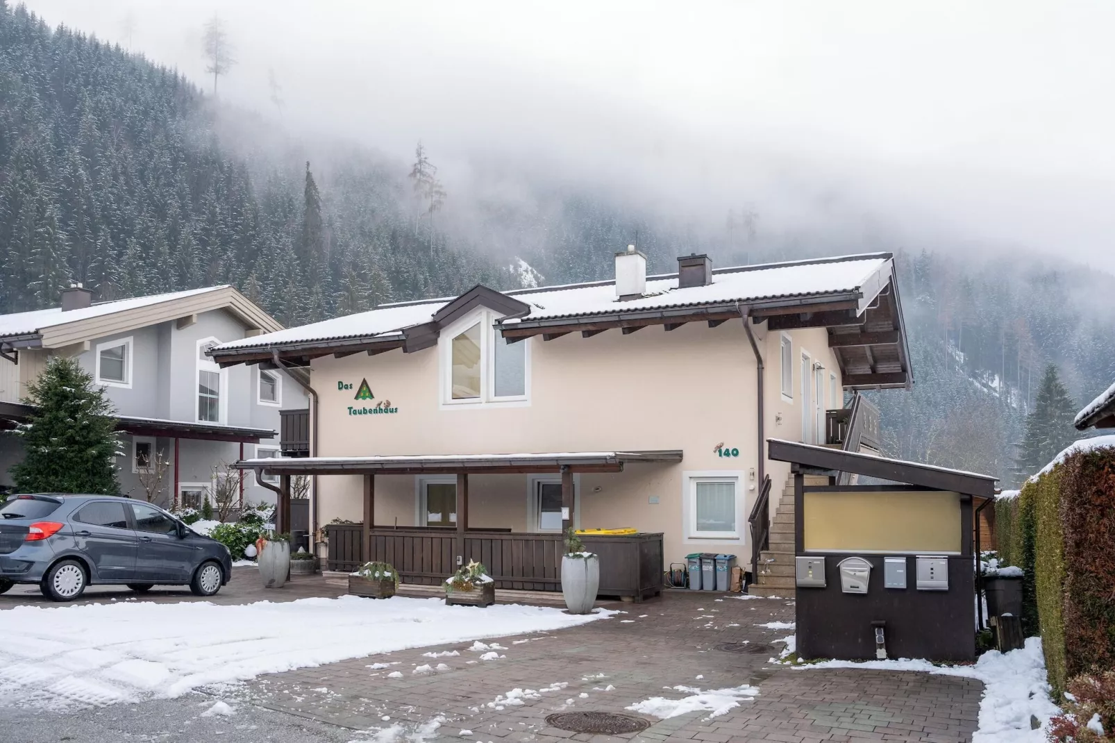 Apartment 3 mit Balkon /Hollersbach-Außenbereich Winter