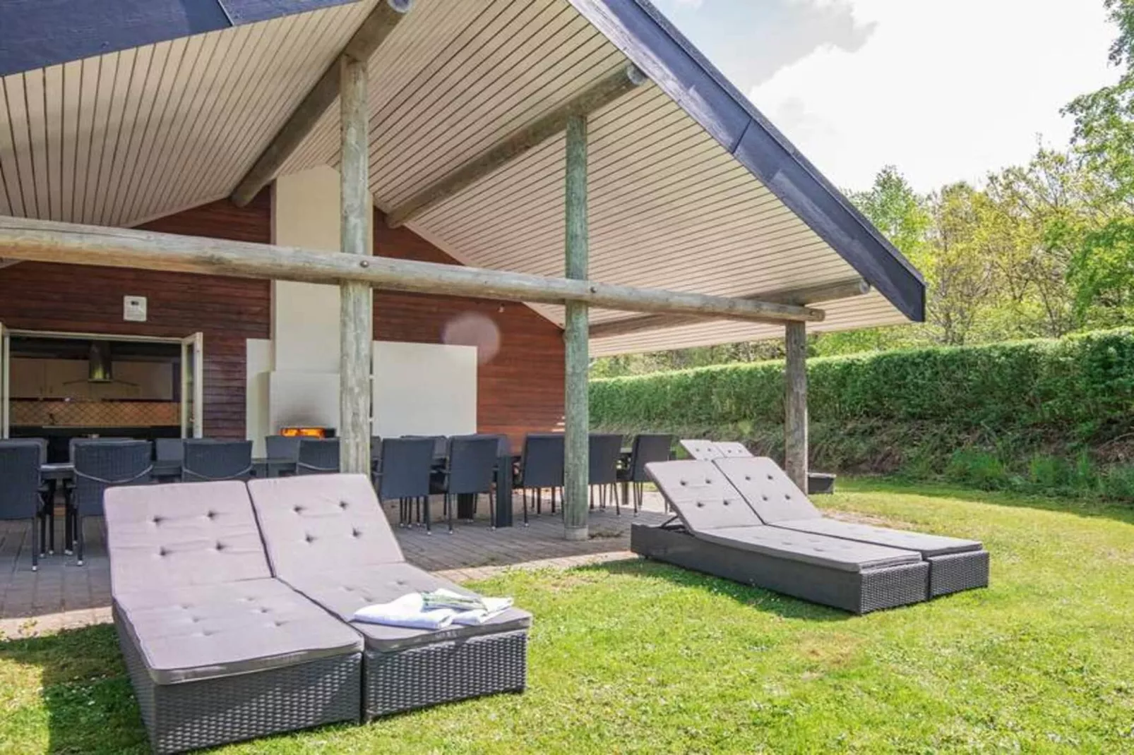 5 star holiday home in Fårvang-Outdoor