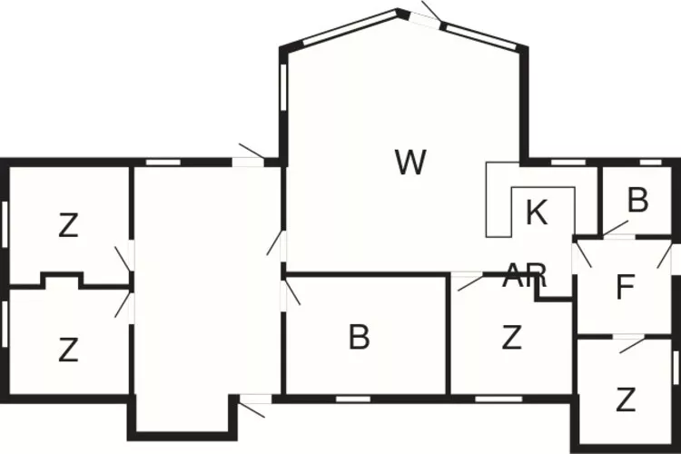 8 person holiday home in Ansager-Floor plan