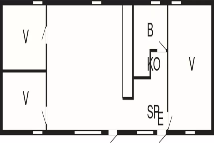 6 person holiday home in Ansager-By Traum-Floor plan