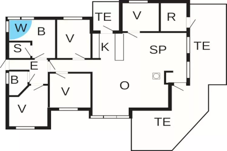 10 person holiday home in Humble-By Traum-Floor plan