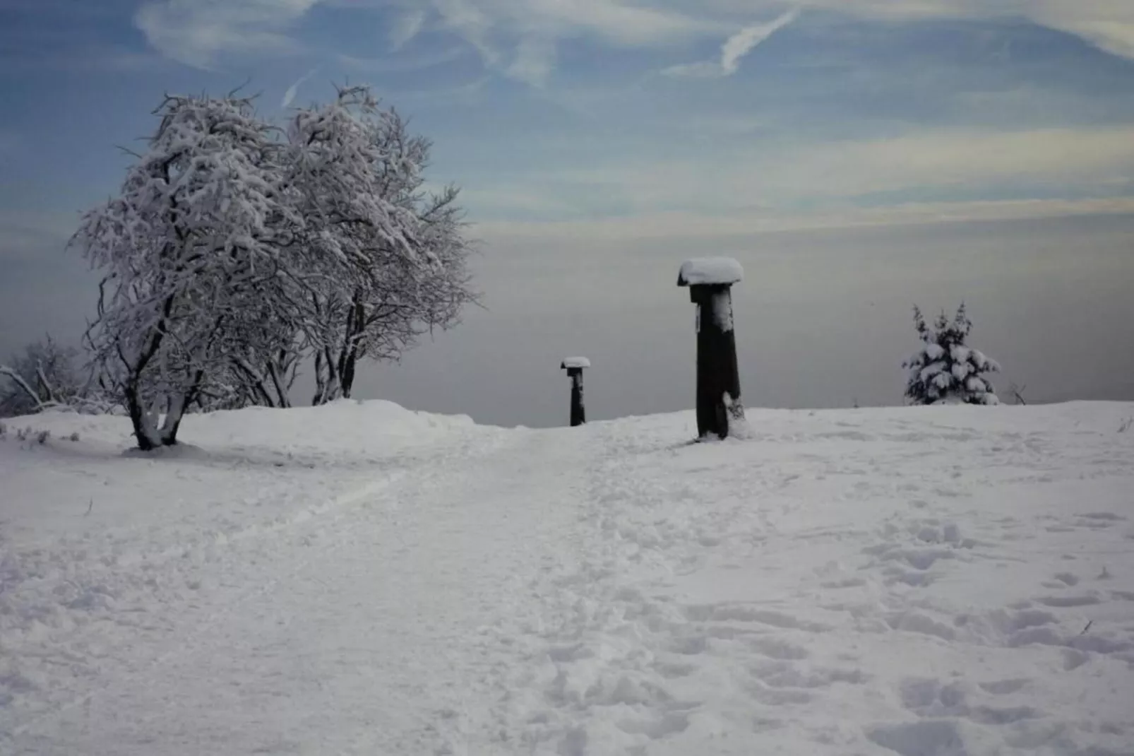 Im Ries-Gebiet Winter 5 km