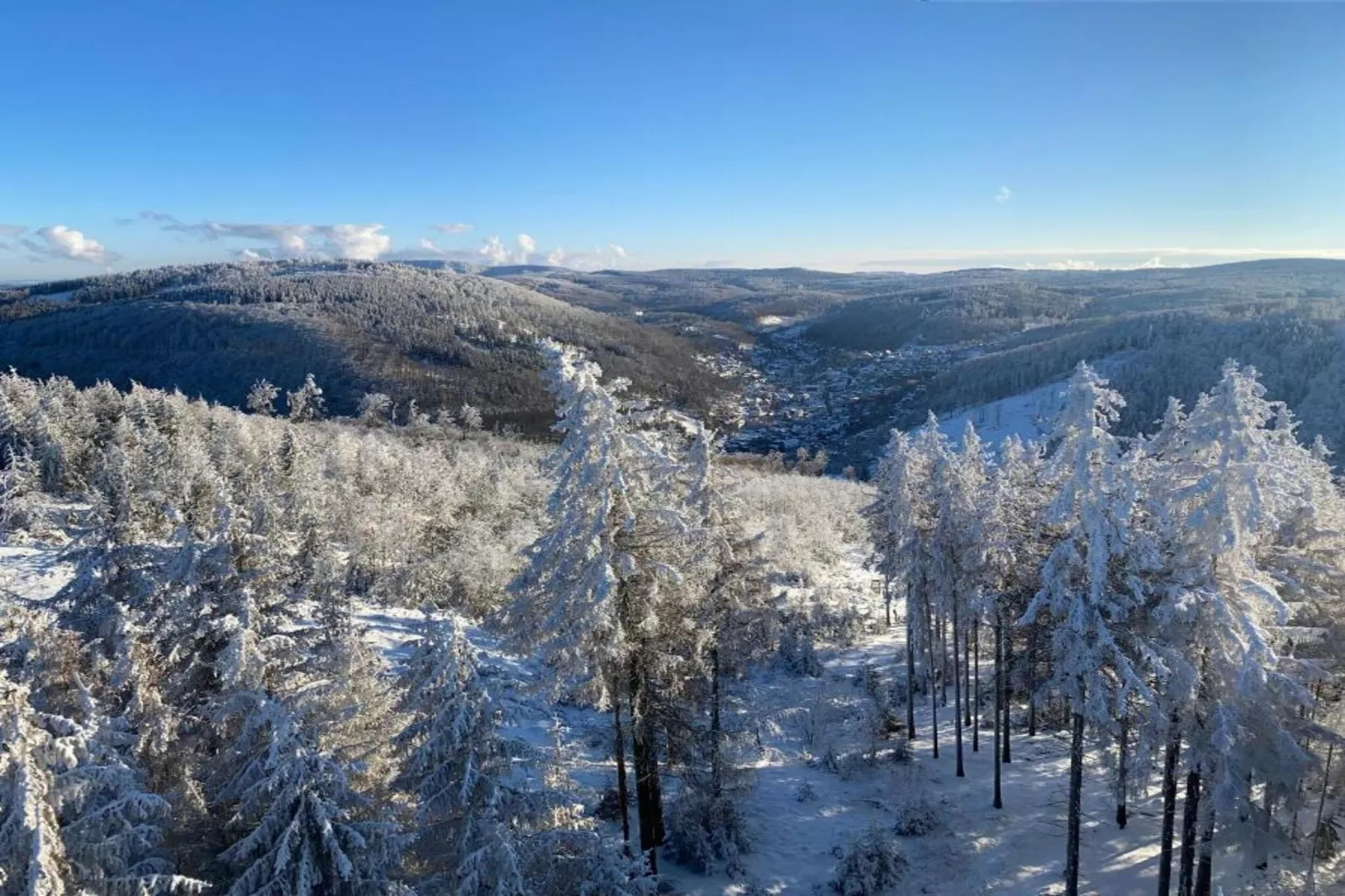 Mosbach-Area within 5km in winter
