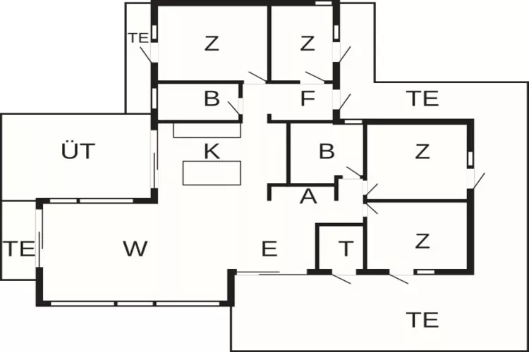 8 person holiday home in Hirtshals-By Traum-Floor plan