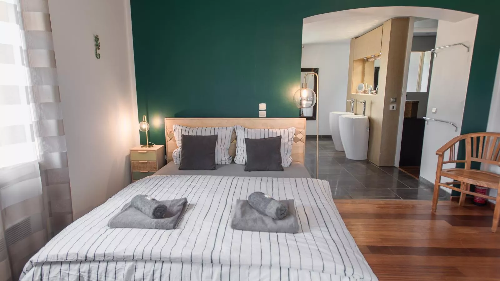 Belle vue-Schlafzimmer