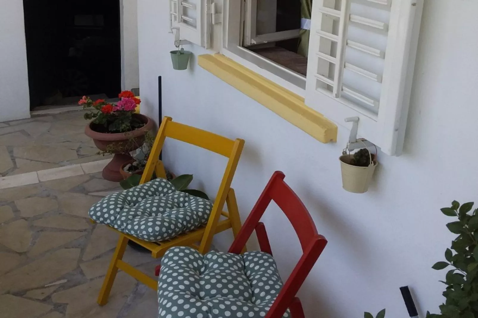 Apartment Mir - Studio Apartment with Garden View-Terrasse / balcon