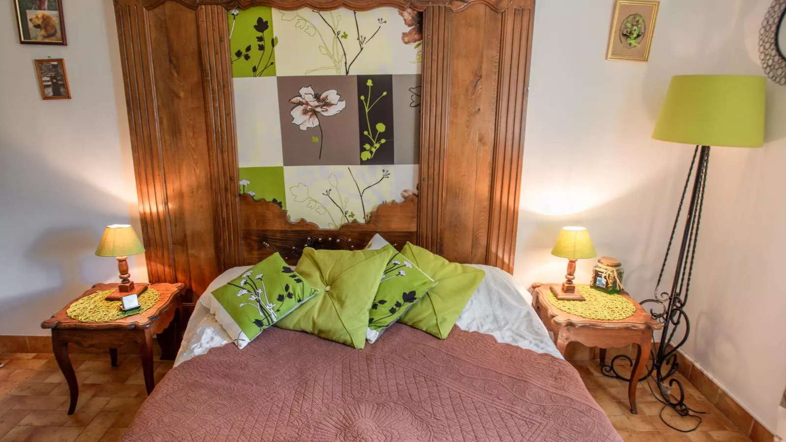 Les Volets Bleus-Chambre