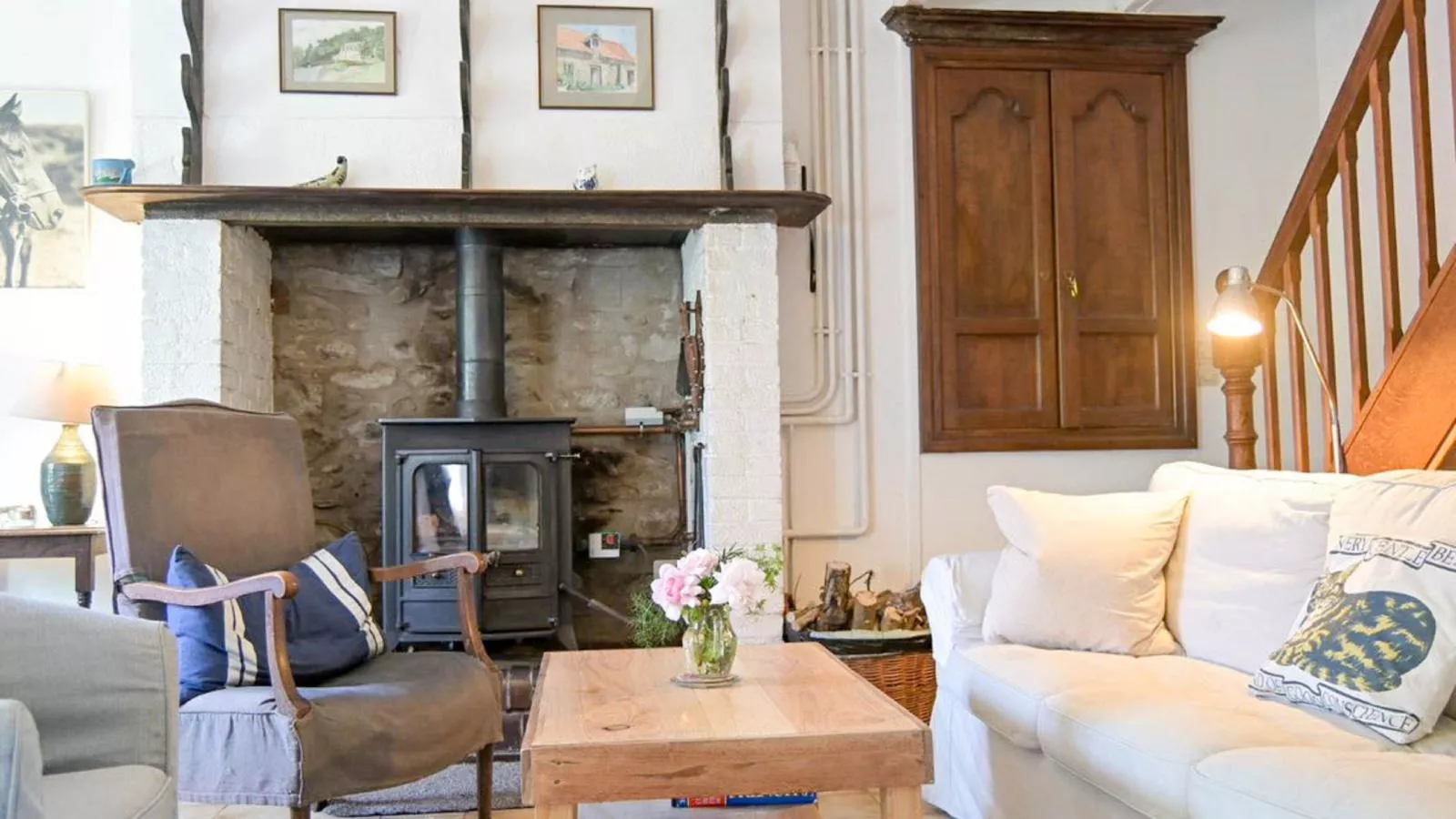 Gite Le Chevalier-Living room