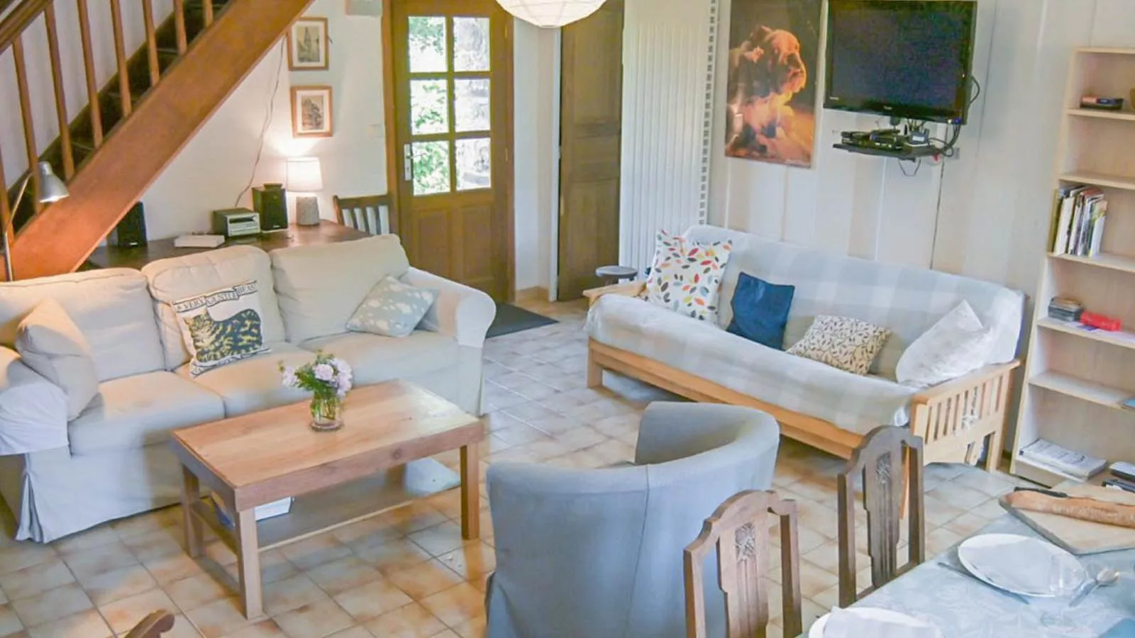 Gite Le Chevalier-Living room