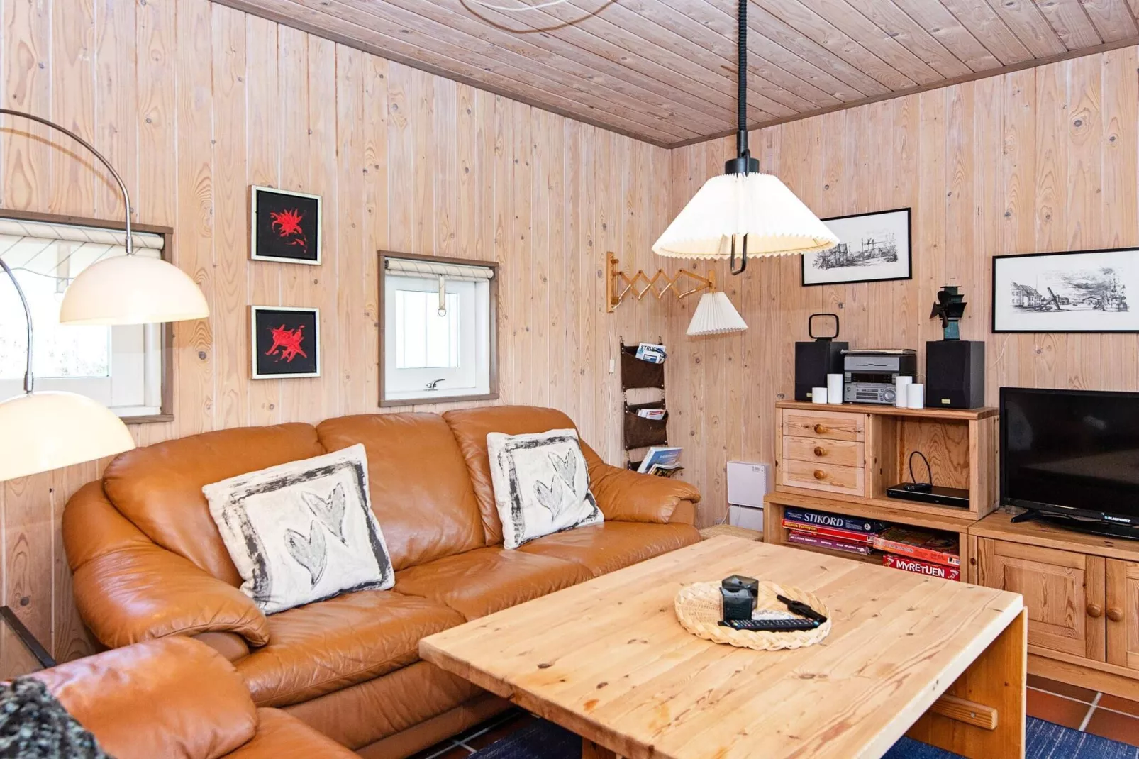 Maison de vacances pour 5 a Hvide Sande-Intérieur
