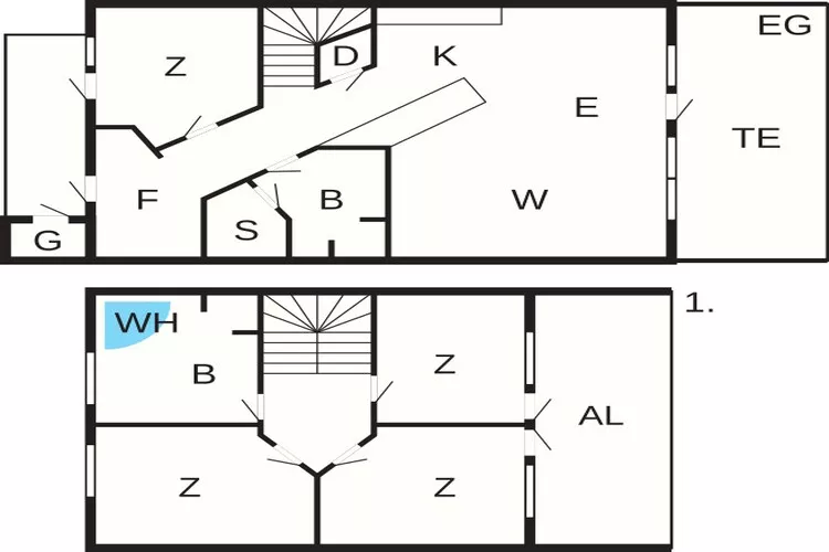 5 room,Strandhouse,Non smoking-Floor plan