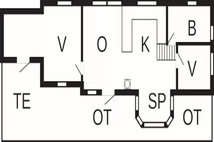 6 person holiday home in Hovborg-By Traum-Floor plan