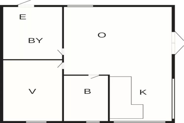 4 person holiday home in Væggerløse-By Traum-Floor plan