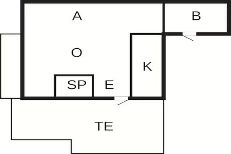 Maison de vacances pour 2 a Gullholmen-Plan
