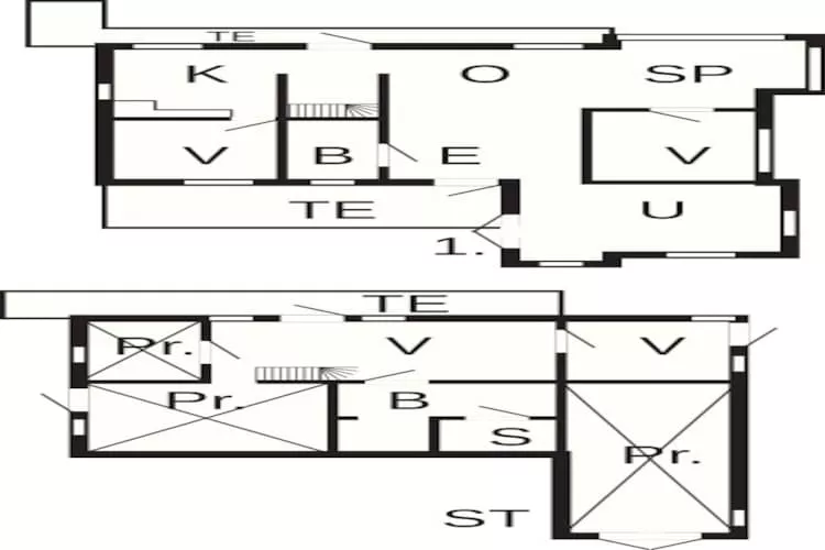 7 Personen Ferienhaus in KALV-Grundriss