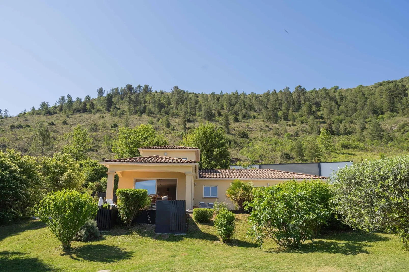 Villa - LES VANS-Gardens in summer