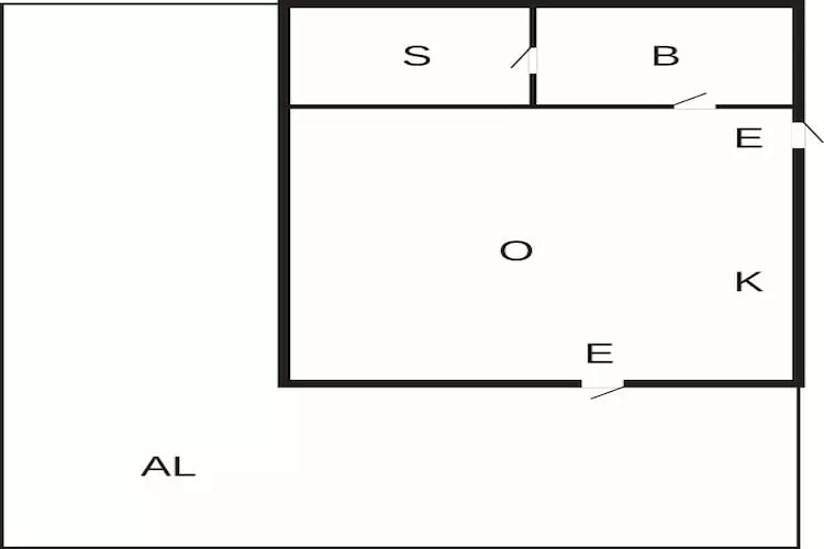 3 Personen Ferienhaus in LÖTTORP-By Traum-Grundriss