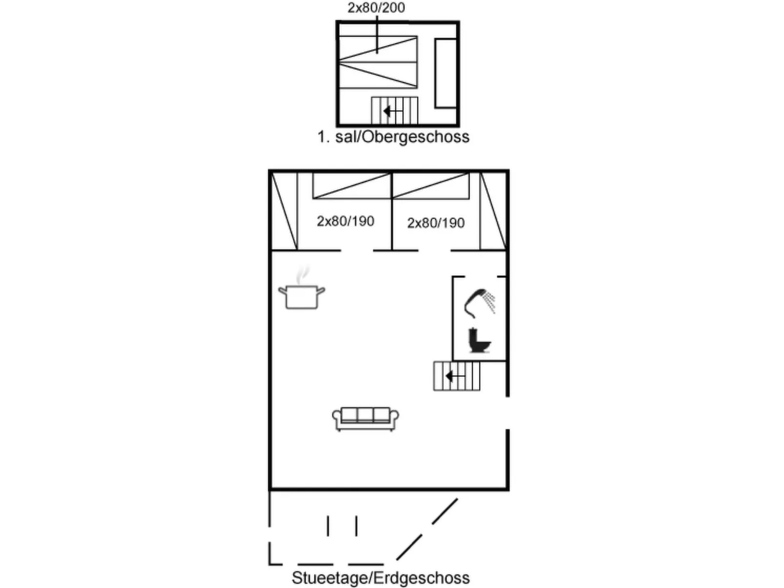 "Trugot" - 450m to the fjord