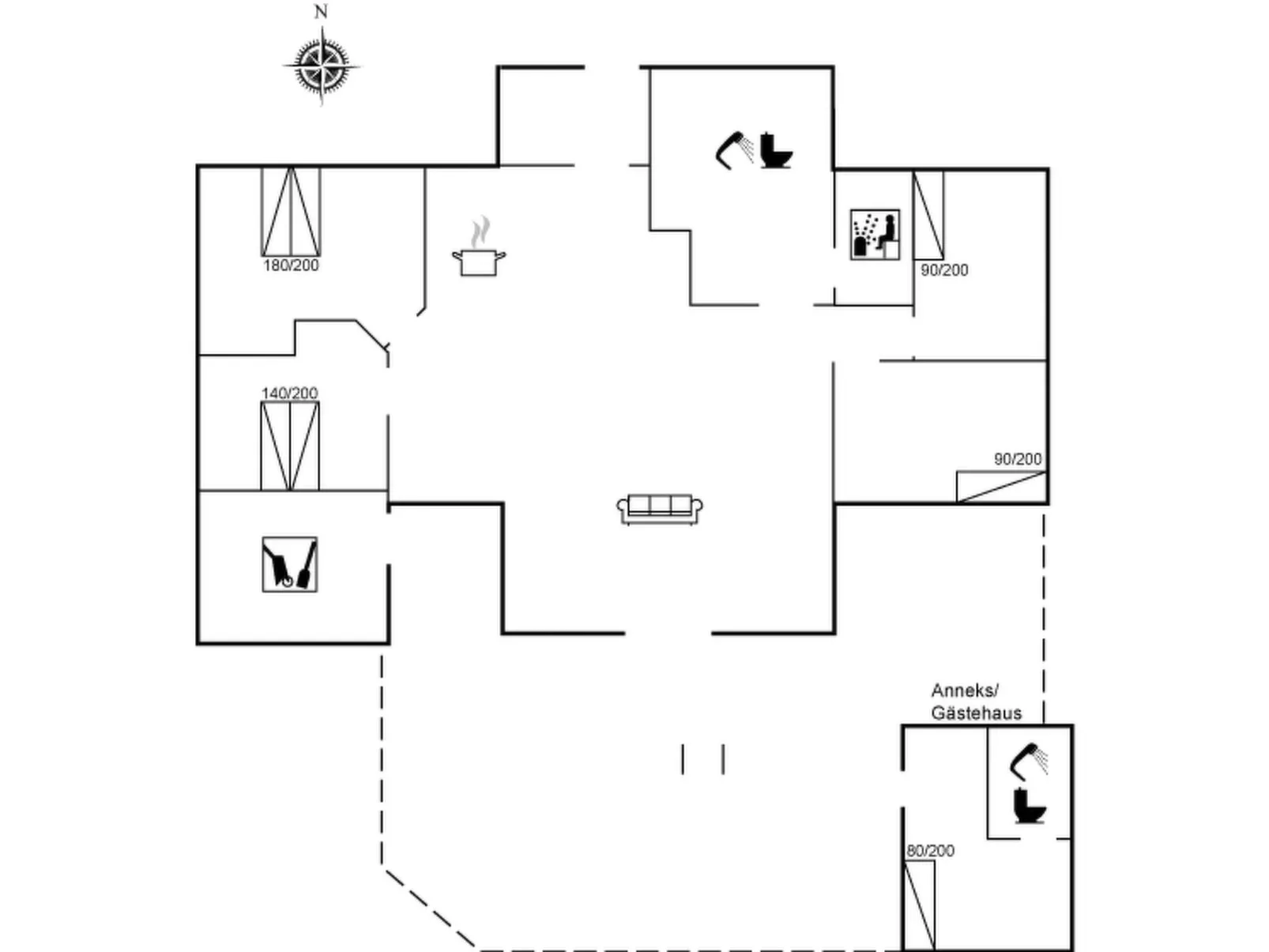 "Impi" - 1.5km from the sea