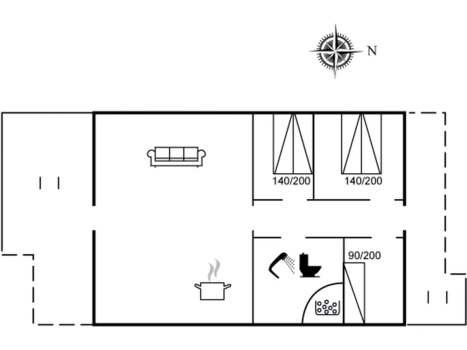 "Sanelma" - 900m from the sea-Drinnen