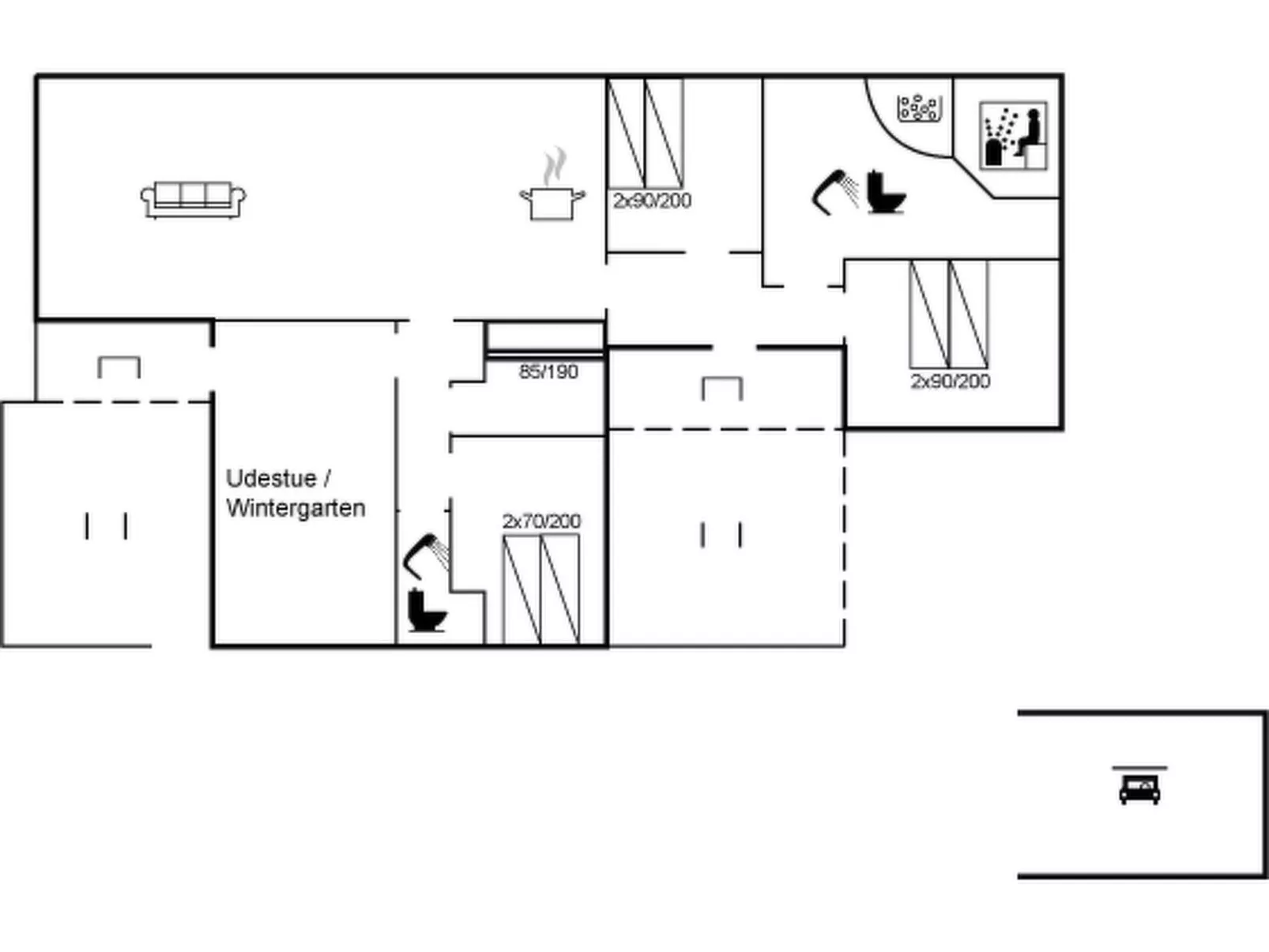 "Yall" - 1km from the sea