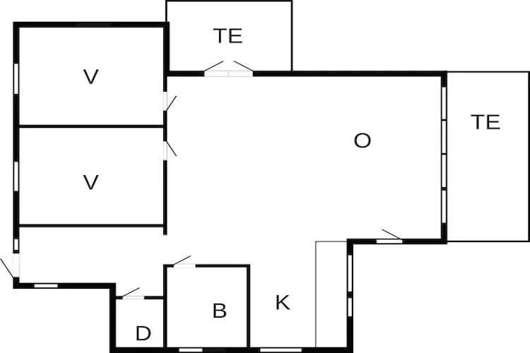 5 person holiday home in ENVIKEN-By Traum-Floor plan