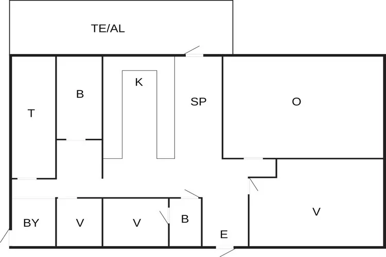 6 person holiday home in DIÖ-By Traum-Floor plan