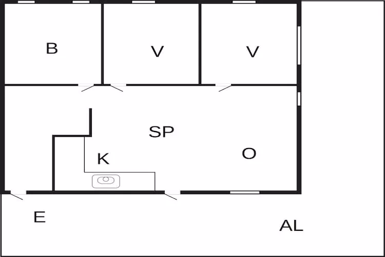 Maison de vacances pour 4 a BORGHOLM-By Traum-Plan