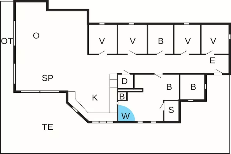 8 person holiday home in Nexø-By Traum-Floor plan