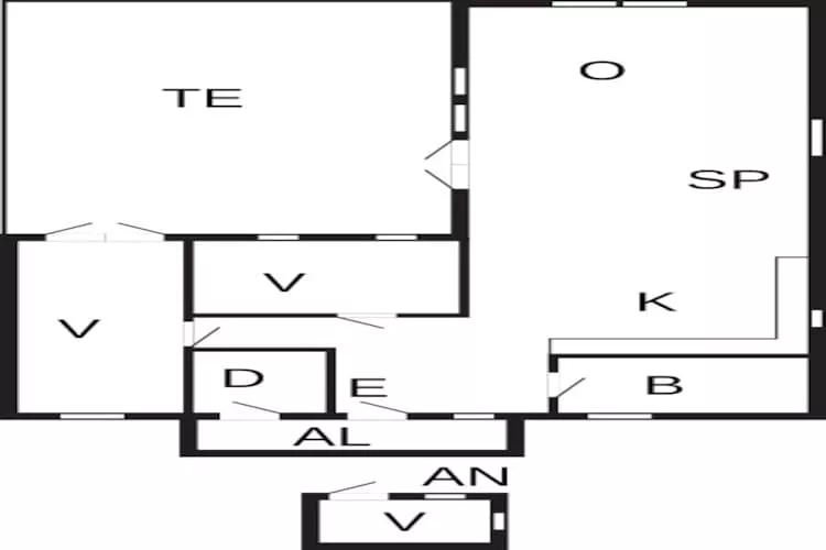 4 star holiday home in BLIDÖ-By Traum-Floor plan