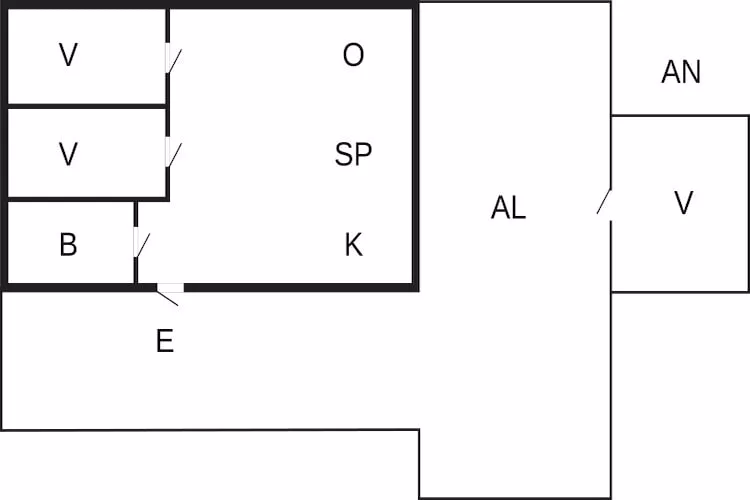 6 person holiday home in Mönsterås-By Traum-Floor plan