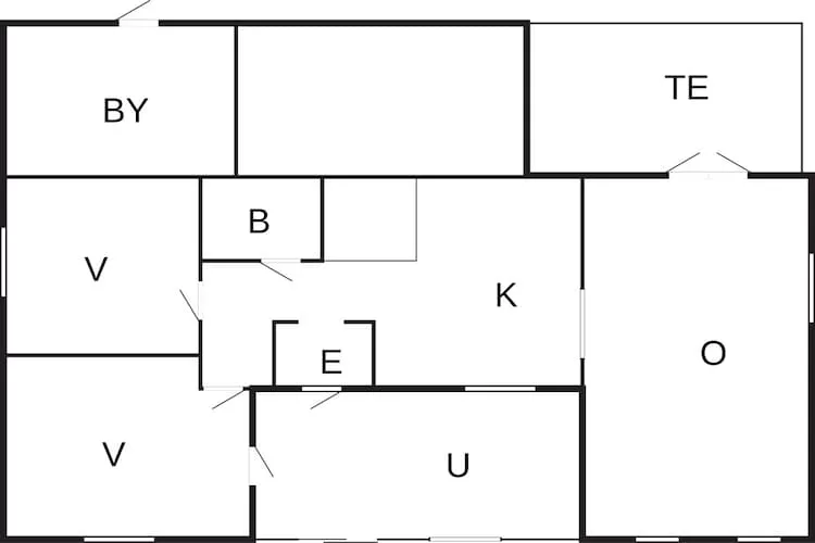 6 person holiday home in MELLBYSTRAND-By Traum-Floor plan