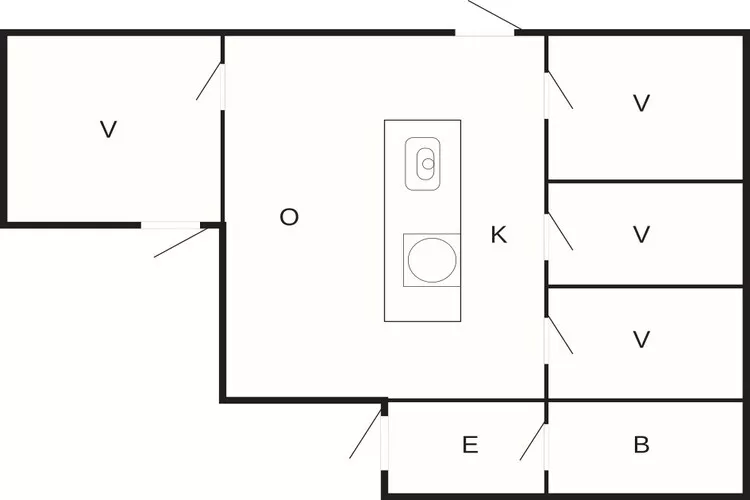 Geräumiges Familienferienhaus in Kyrkesund-Grundriss