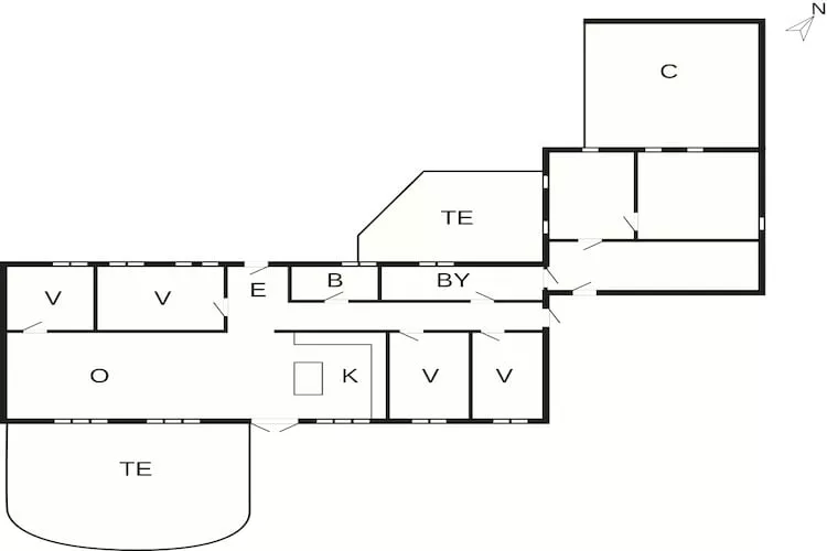 5 star holiday home in Læsø-By Traum-Floor plan