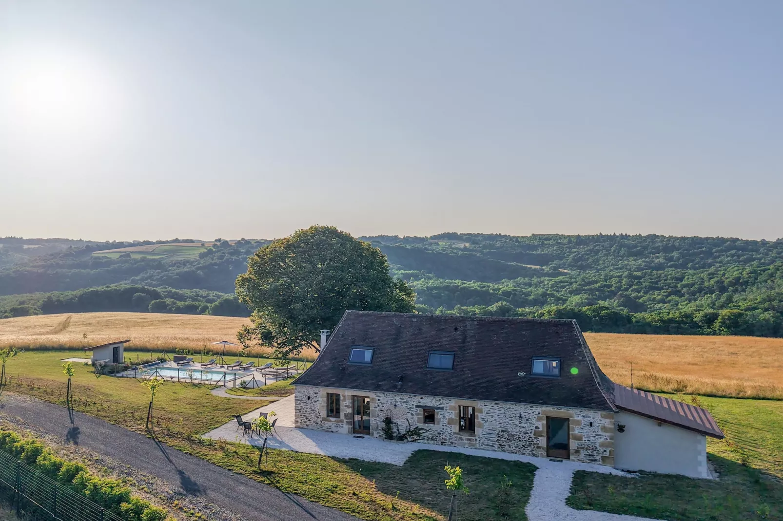 La Pépinière-Außenbereich Sommer