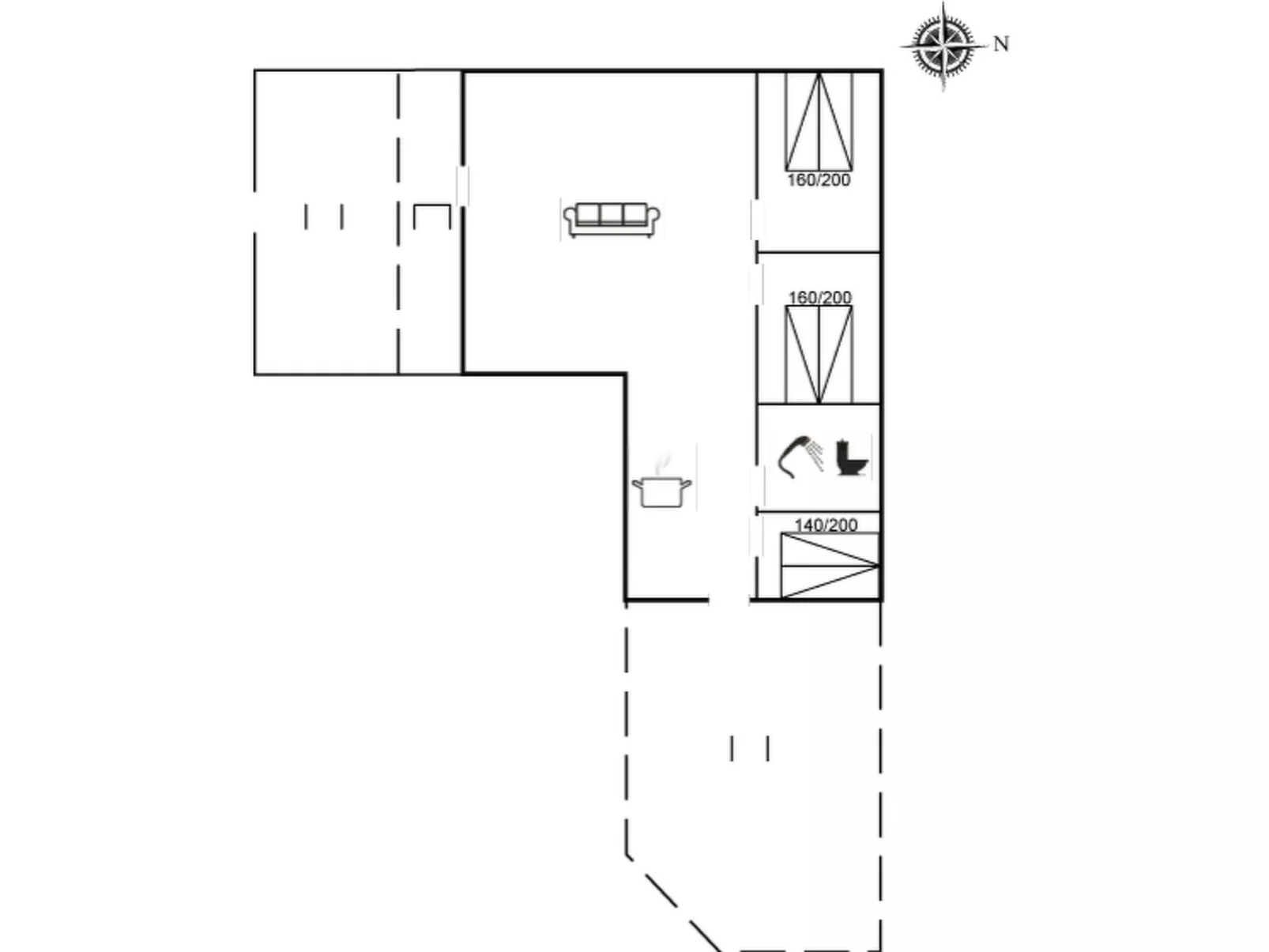 "Valpuri" - 1.3km to the fjord