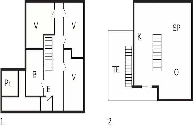6 Personen Ferienhaus in Søndeled-Grundriss