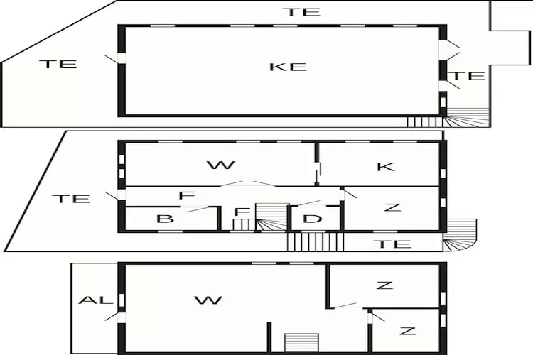 Maison de vacances pour 6 a Bygstad-Plan