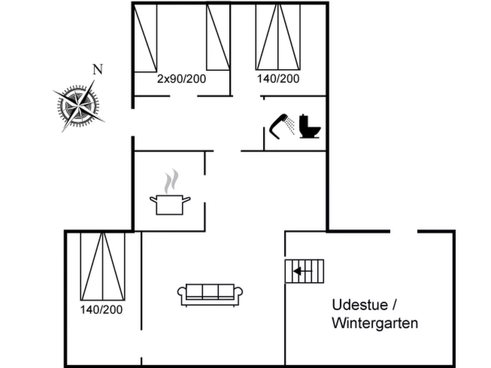 "Dania" - 500m from the sea