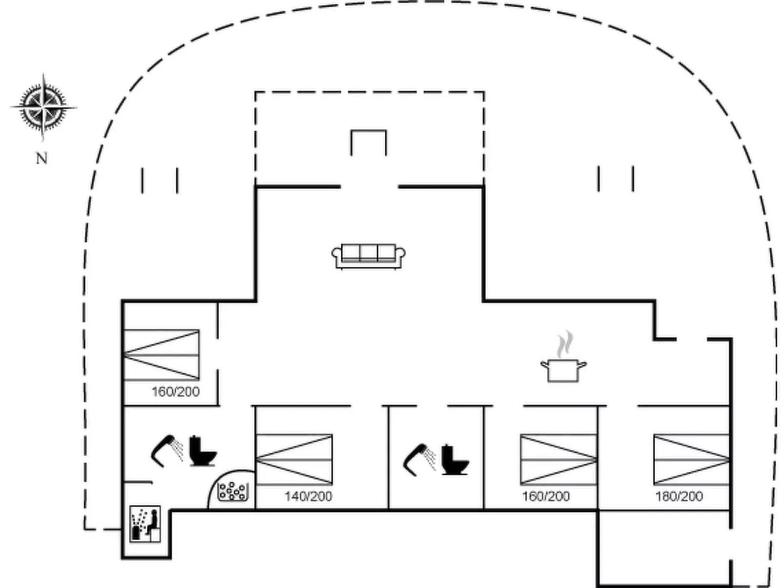 "Gunva" - 30km from the sea