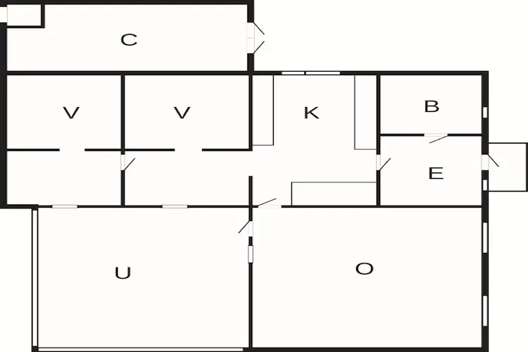 Welcoming cottage near the sea-Grundriss