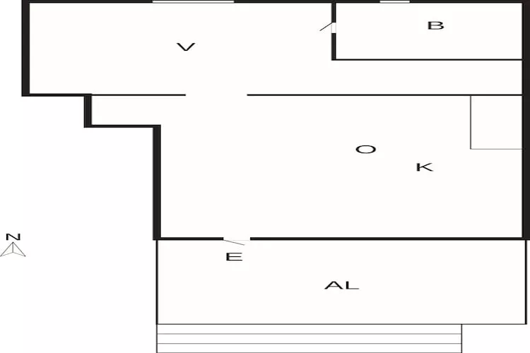 Apartment in center of Strömstad-Floor plan