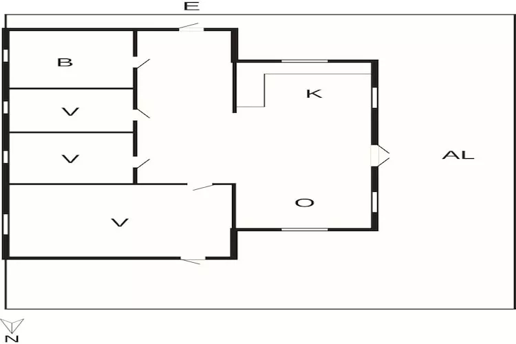5 Sterne Ferienhaus in BRASTAD-Grundriss