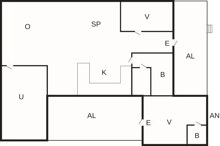4 star holiday home in SÖLVESBORG-Floor plan