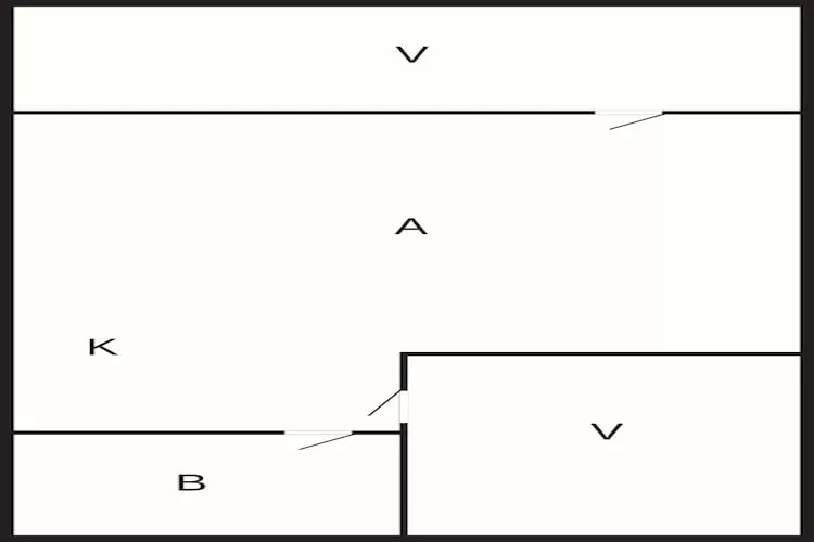 Comfort Hytte til 4 personer-Floor plan