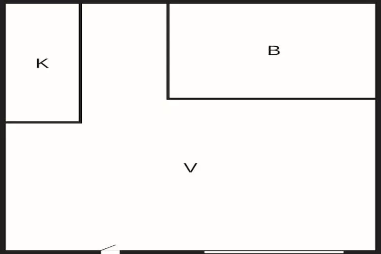 Standard hytte til 4-6 personer-Plan