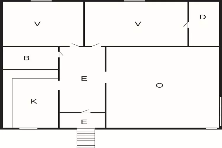 6 person holiday home in Slussfors-Floor plan